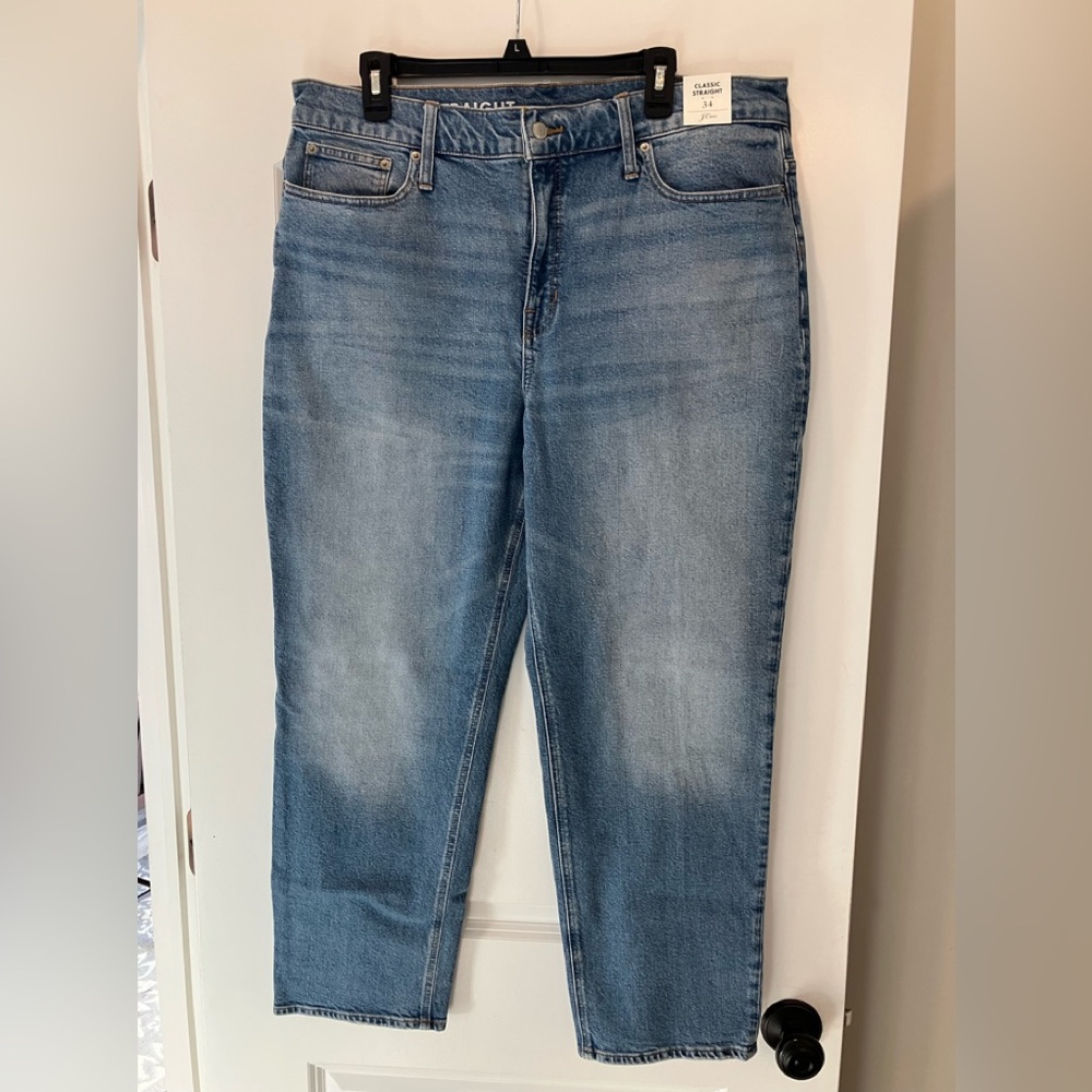 J. Crew Men's Straight Jeans - Light Blue